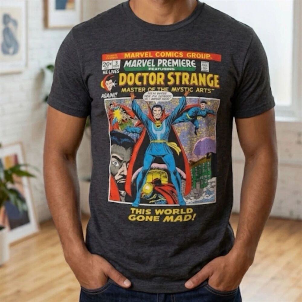 Marvel Comics Dr Strange T-shirt Mens Small Classic Superhero Streetwear Hipster